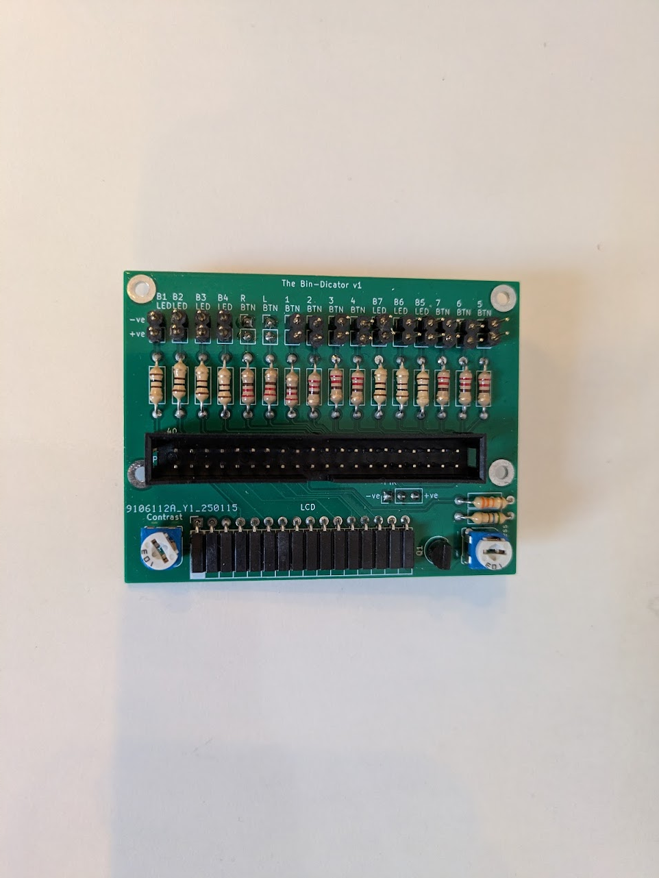 Soldered PCB